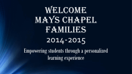 Ms. Lori Counsell - Mays Chapel Elementary School