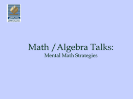 Talking Algebra - Digital Chalkboard