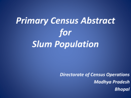 03. presentation on slum population