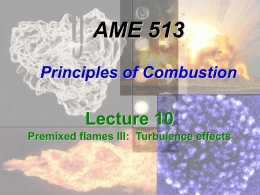 AME 513 - Principles of Combustion