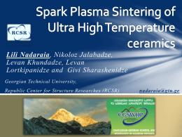 Spark plasma sintering of ultra high temperature ceramics