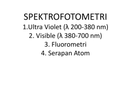 spektrofotometri uv-vis, ir, fluorometri, aas