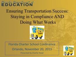 Hood_Transportation... - Florida Charter School Conference