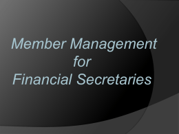 Member Management (PP)