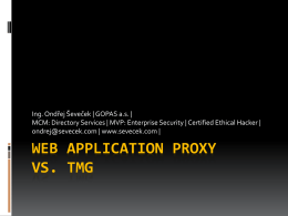 sevecek-teched2014-web-application-proxy