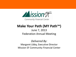Margaret Libby, Executive Director, Mission SF Community Financial
