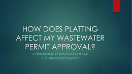 HOW DOES PLATTING AFFECT MY WASTEWATER