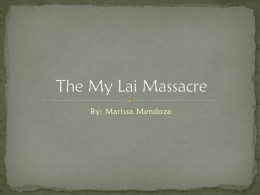 The My Lai Massacre
