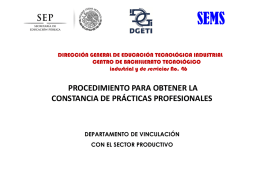 PRESENTACIÓN PP – Dic 2014 - Centro de Bachillerato