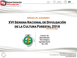 Alumnos del 2. - C.B.T.a. #146