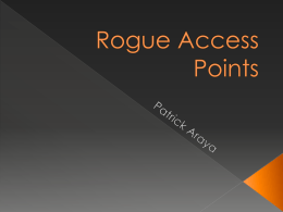 Rogue Access Points