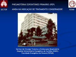 FEPAR - SBCT - Sociedade Brasileira de Cirurgia Torácica