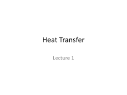 Heat transfer by Conduction