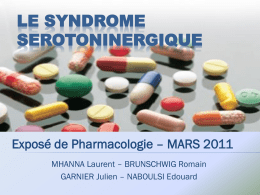 Syndrome serotoninergique