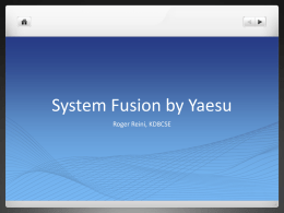Yaesu System Fusion, KD8CSE Presented