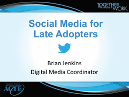Social Media for Late Adopters: How to Use Facebook and Twitter