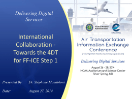 Internationl Collaboration towards the 4DT for FF