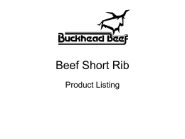 Beef Short Rib