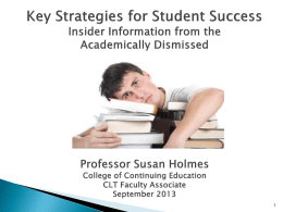 Key Strategies for Student Success
