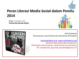 Pola Konsumsi Media di Indonesia