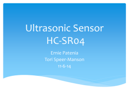 Embedded Ultrasonic Sensor