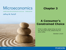 A Consumer`s Constrained Choice