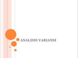 ANALISIS VARIANSI - Blog Mahasiswa UI