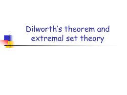 Dilworth`s theorem