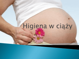 Higiena w czasie ciąży - Przychodnia Vita Nysa