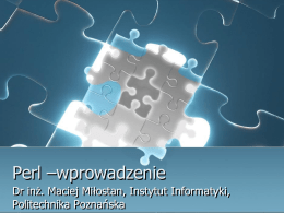 W2iW3iW4:Perl - Politechnika Poznańska