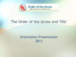 OA Orientation Presentation
