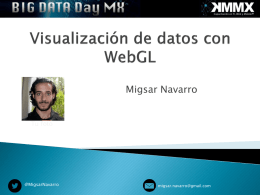 Visualización de datos con WebGL.