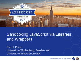 Phu_APPSEC13 - OWASP Appsec USA 2013