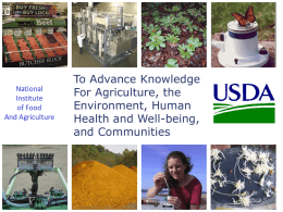 USDA-SBIR Presentation