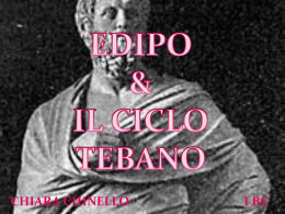 IL CICLO TEBANO & EDIPO -SOFOCLE-