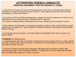 Lett. Ted. I annualit&agrave; - Dipartimento di Lingue e Letterature