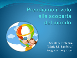 Prendiamo il volo alla scoperta del mondo