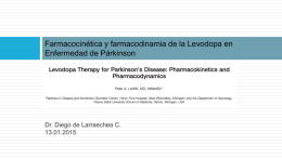 Farmacocinética y farmacodinamia de la L-dopa