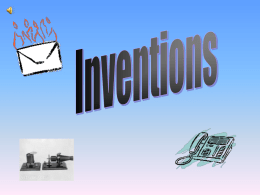 Inventions PowerPoint