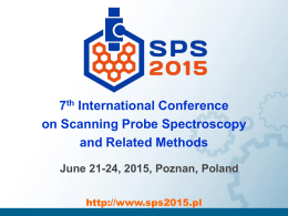 SPS`2015 - welcome Presentation