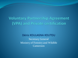 (pptx file, 145 KB) D&eacute;nis Koulagna Koutou, Secretary General