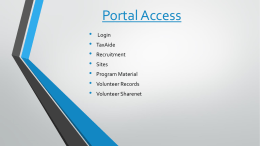 Portal Access - AARP TaxAide MN-1