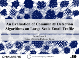 Community Detection