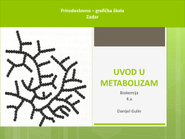4.A 1.Uvod u metabolizam - Prirodoslovno