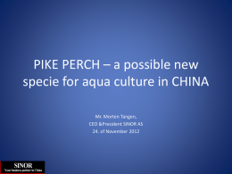 Pike Perch larvae shortly after hatching.