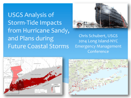 usgs analysis of storm tide impacts by chris schubert