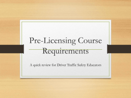 PowerPoint - NYS 5 Hr Guidelines