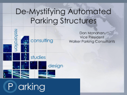Achieving Sustainable Design with Automated Parking