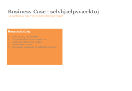 BusinessCase_tool
