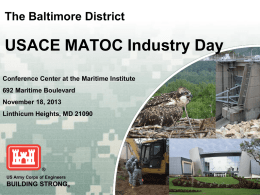 Maryland Industry Day - DBIA Mid